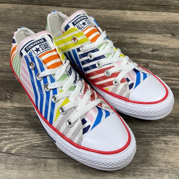 converse all star low rainbow